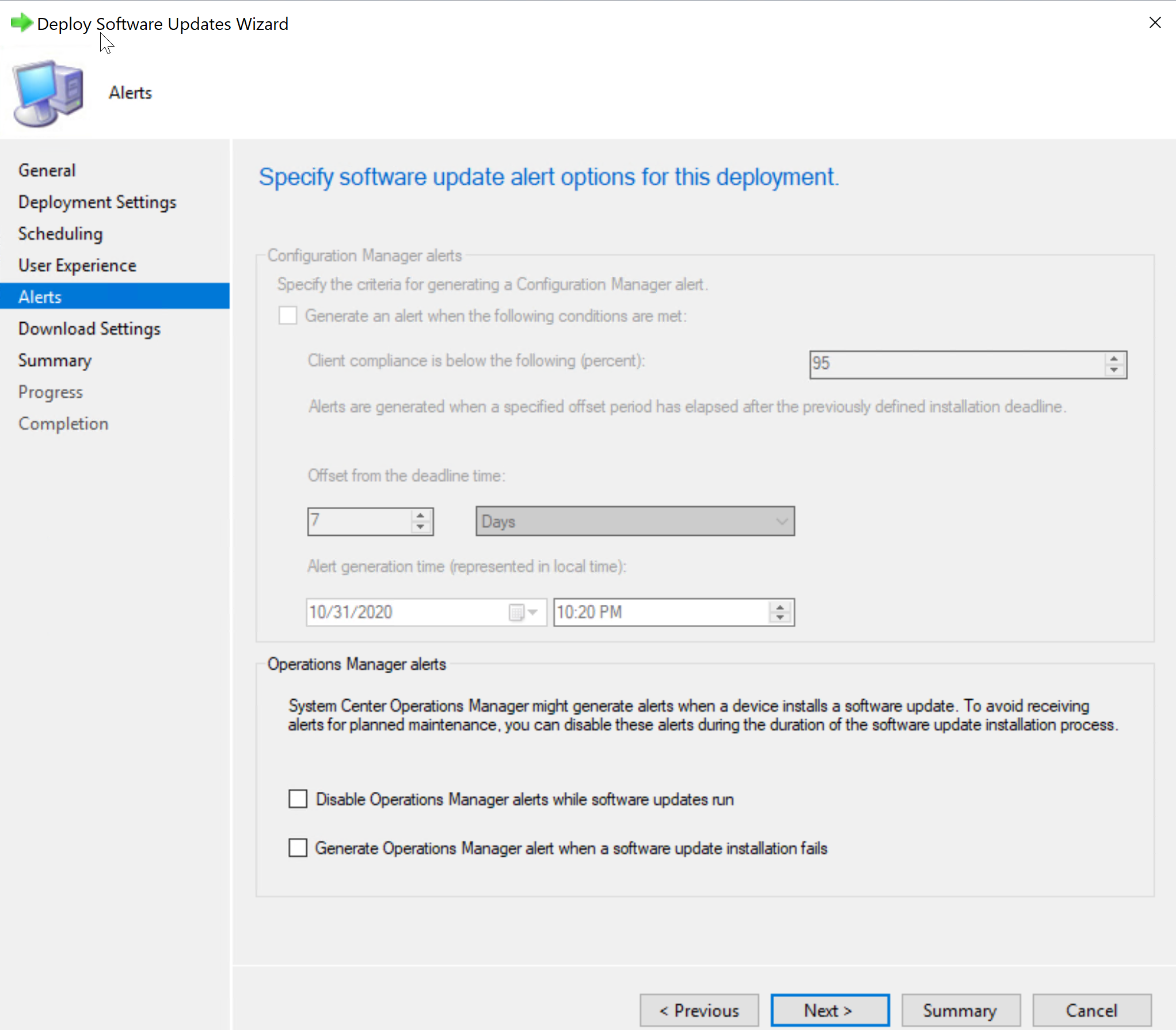 Update Windows 10 from 1909 to 20H2 using SCCM Feature Update