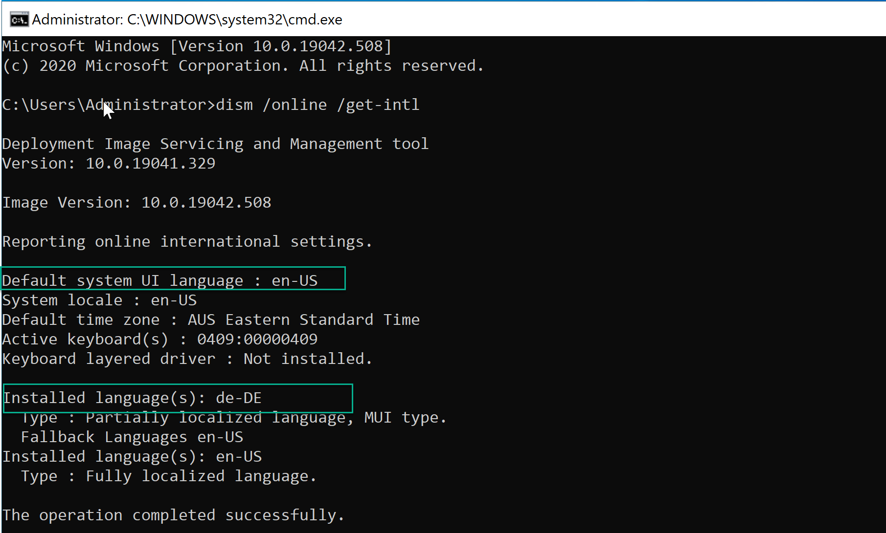 How to install language pack through Task Sequence Windows 10