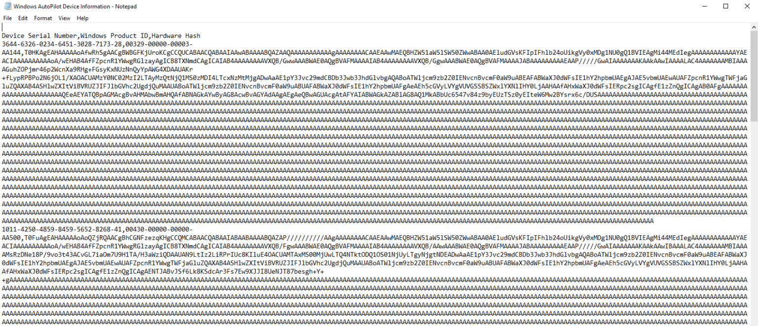 How to import Windows AutoPilot devices using SCCM Report and SQL query