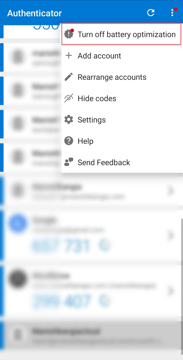 Microsoft Authenticator - activation code push notification error ...