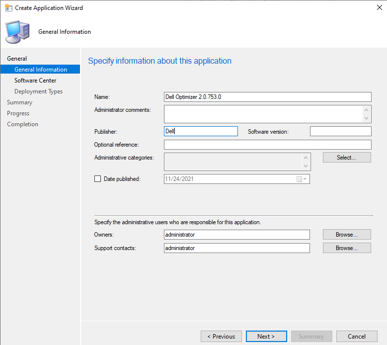 Dell Optimizer Application