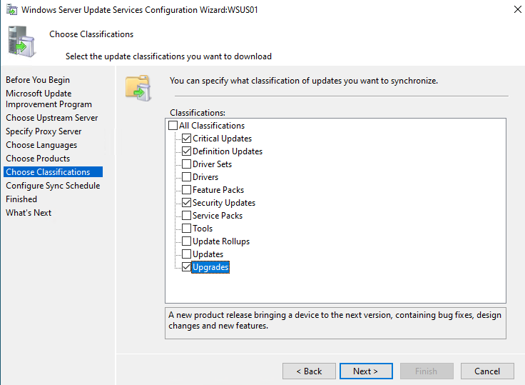 Simplified guide to install and configure WSUS