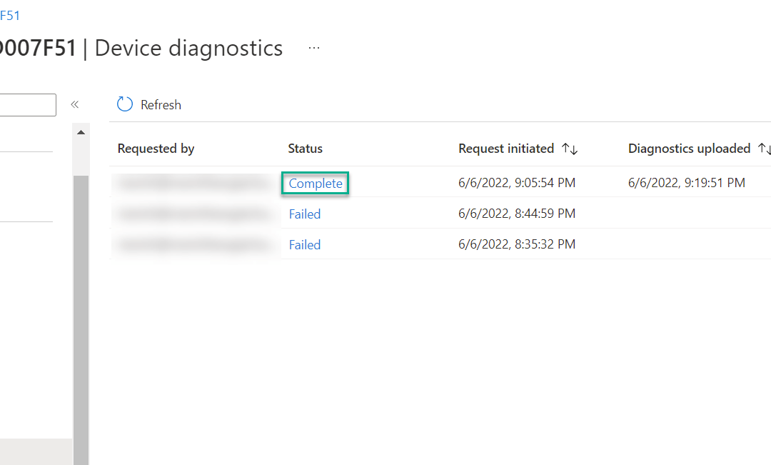 How to collect Device Diagnostics logs using Intune Portal