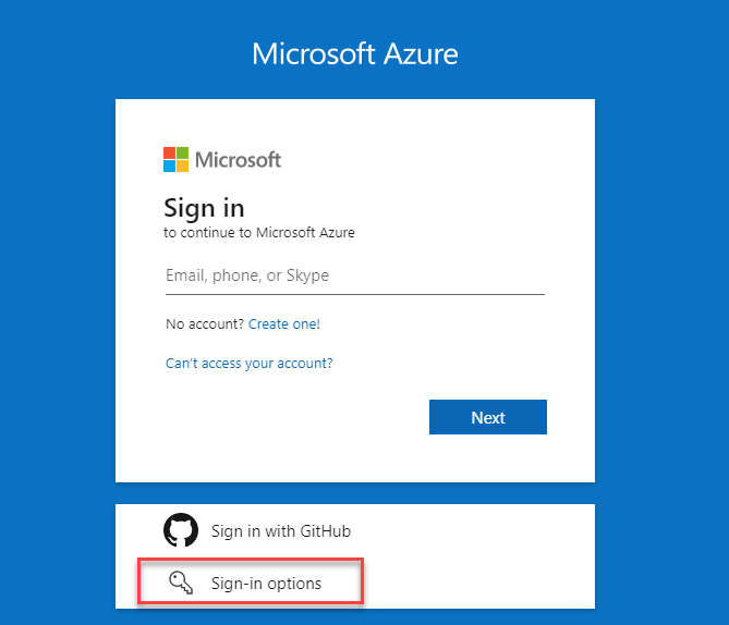 Azure AD sign-in with Security Key