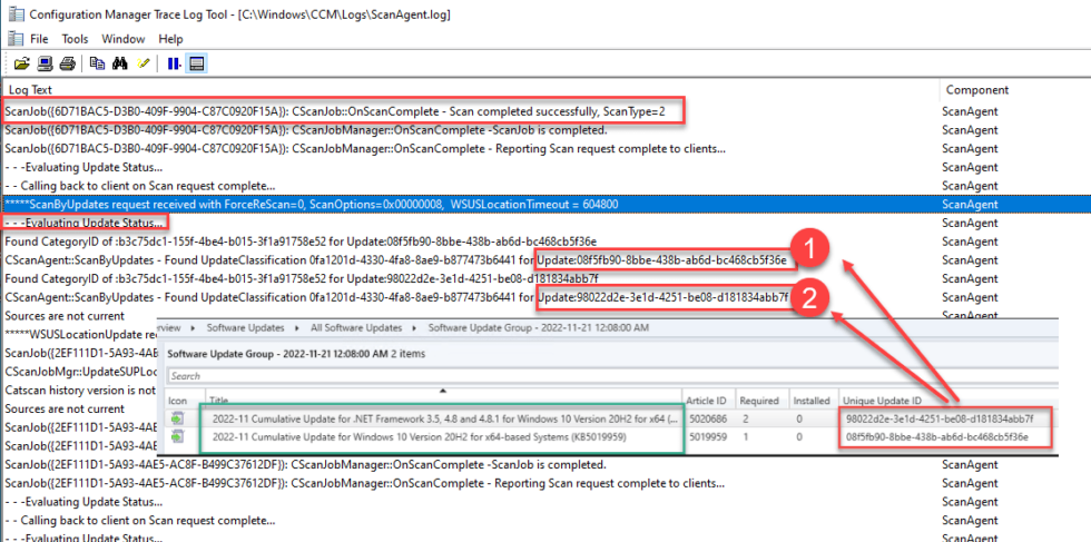 Track SCCM Software Update patch deployment through client log flow ...