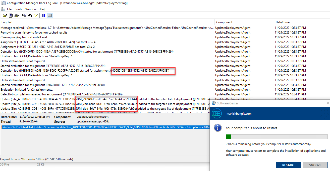 Track SCCM Software Update patch deployment through client log flow ...